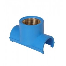 20109 - TÊ LIGA-FACIL AZUL LR COM BUCHA DE LATÃO 25MM X 1/2