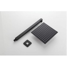 20198 - CHUVEIRO QUADRADO SLIM 25X25 PRETO 7007BP DECKCASA