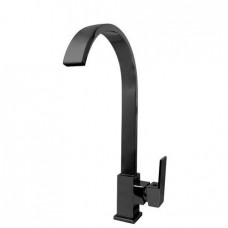 19257 - TORNEIRA PARA COZINHA PIA 6037P MONOCOMANDO GOURMET COM MISTURADOR LUXO PRETA DECKCASA