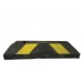 BATE RODAS LIMITADOR PARA VAGA DE ESTACIONAMENTO PRETO/AMARELO 55CM