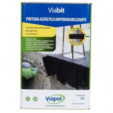 15800 - IMPERMEABILIZANTE PRIMER VIABIT SOLVENTE PRETO 18L VIAPOL