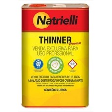 20483 - THINNER IT 16 FRACO MULTIUSO COMUM 5L DILUENTE PARA LIMPEZA E SINTÉTICO NATRIELLI