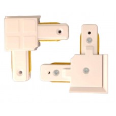 19981 - SPOT CONECTOR DE EMENDA L PARA PERFIL BRANCO