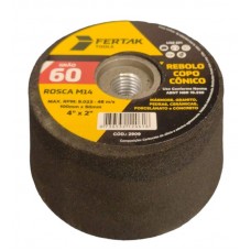 20695 - REBOLO COPO CONICO 100 X 50 G60 M14 FERTAK