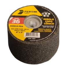 20694 - REBOLO COPO CONICO 100 X 50 G36 M14 FERTAK