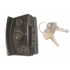 20847 - FECHADURA P/ JANELA DE CORRER C/FURO MINI PRETO AL 3532