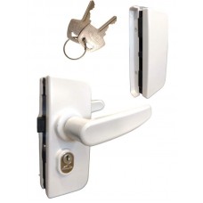 20853 - KIT MAÇANETA E CONTRA VIDRO/VIDRO LADO ESQUERDO BRANCO AL 1510/11E