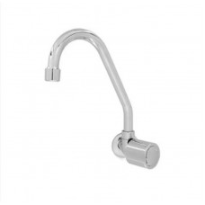 18487 - TORNEIRA PARA COZINHA PIA 1168 C40 BICA MÓVEL DE PAREDE COM 1/4 DE VOLTA CROMADA ALPHA