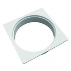 19676 - PORTA GRELHA QUADRADO 10CM BRANCO PARA GRELHA REDONDA AMANCO 11766