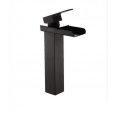 20190 - TORNEIRA PARA BANHEIRO LAVATÓRIO 6006DP MONOCOMANDO CASCATA/MISTURADOR ALTA PRETA DECKCASA 