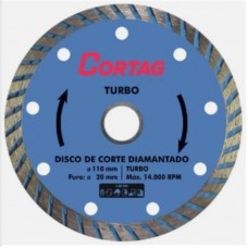 20304 - DISCO DIAMANTADO 110X20 SECO SEGMENTADO TURBO CORTAG 60599