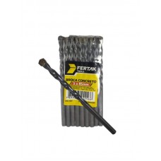 20350 - BROCA VÍDEA CONCRETO 5,0MM PACOTE COM 10 PEÇAS FERTAK