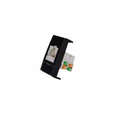 20657 - MODULO DE ENTRADA REDE RJ45 PRETO MARGIRIUS CLEAN-6815
