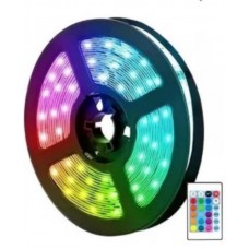 20753 - FITA DE LED 5MT 60 LEDS POR METRO RGB COM CONTROLE 5050