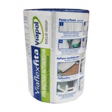 21032 - FITA AUTO ADESIVA VIAFLEX IMPERMEABILIZANTE 20CM X 10M VIAPOL