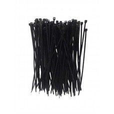 21562 - ABRAÇADEIRA DE NYLON 2,5 X 200MM PRETA PACOTE COM 100 PEÇAS FERTAK 1323 