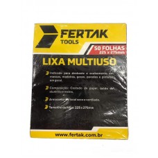 21623 - LIXA MADEIRA  80 C/50 MULTIUSO FERTAK 