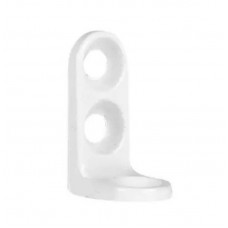 21773 - SUPORTE PRATELEIRA 3 FUROS BRANCO 100PC