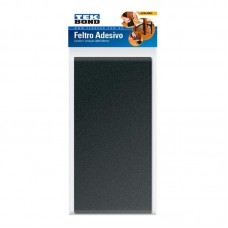 21972 - FELTRO DE LA 200X100 RETANGULAR PRETO 1PC TEKBON