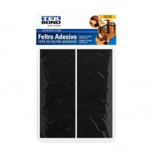 21973 - FELTRO DE LA 127X 51 RETANGULAR PRETO 2PC TEKBON