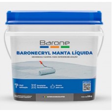 22202 - IMPERMEABILIZANTE MEMBRANA ACRILICA BARONECRYL MANTA LIQUIDA BRANCA 12KG BARONE