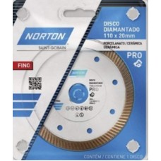 22283 - DISCO DIAMANTADO 110X20 SECO SEGMENTADO PORCELANATO PRO NORTON