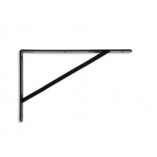 22353 - SUPORTE PRATELEIRA REFORÇADA 40CM PRETO 12PC OVERTIME