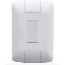 22414 - CONJUNTO ARIA 4X2 DE 1 INTERRUPTOR PARALELO BRANCO TRAMONTINA 57241/002