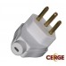 PINO TRIANGULO PLUG DESMONTÁVEL (2P+T) 10A BRANCO CERGE 308C3