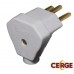 PINO TRIANGULO PLUG DESMONTÁVEL (2P+T) 10A BRANCO CERGE 308C3