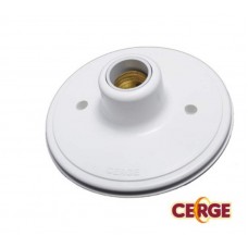22545 - PLAFON COM BORNE DE PVC BRANCO CERGE 571