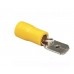 TERMINAL ENCAIXE MACHO PRÉ-ISOLADO AMARELO 4-6MM ELETROKIT REF. MDD5.5-250 CARTELA COM 20 PEÇAS