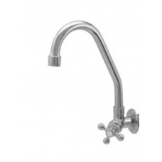 22825 - TORNEIRA LIGHT PARA COZINHA PIA 1168 C33 COM BICA MÓVEL DE PAREDE COM 1/4 DE VOLTA CROMADA ALPHA