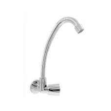 22834 - TORNEIRA LIGHT PARA COZINHA PIA 1168 C50 BICA MÓVEL DE PAREDE COM 1/4 DE VOLTA CROMADA ALPHA