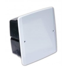 22953 - CAIXA DE PASSAGEM DE EMBUTIR MÉDIA CAIXA PRETA TAMPA BRANCA 200MM X 200MM X 90MM BIKI 0304078