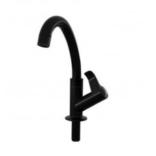 23122 - TORNEIRA ORQUÍDEA MESA BANHEIRO LAVATÓRIO BICA MÓVEL BAIXA PRETA SLIM ABS CONVENCIONAL SOCEL 1083