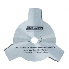 23176 - LÂMINA PARA ROÇADEIRA 3 PONTAS 255MM X 1