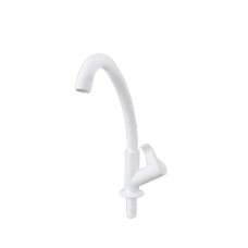 23185 - TORNEIRA ORQUÍDEA MESA PARA COZINHA PIA BICA MÓVEL ALTA BRANCA SLIM ABS CONVENCIONAL SOCEL 1075