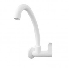 23186 - TORNEIRA ORQUÍDEA PAREDE PARA COZINHA PIA BICA MÓVEL ALTA BRANCA SLIM ABS CONVENCIONAL SOCEL 1070