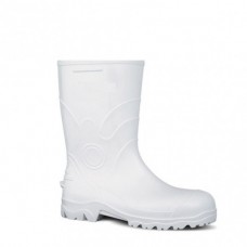 11840 - BOTA PVC BRANCA CANO MÉDIO COM FORRO INTERNO N° 40 EVA PLUS