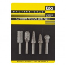 22-3189 - JOGO DE LIMA GROZA P/ FURADEIRA 5PC EDA 8AF
