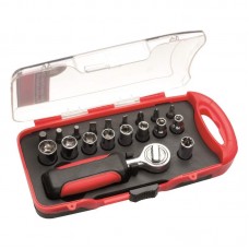 10801 - JOGO DE CHAVE SOQUETES E PONTAS 19PC EDA 9JG