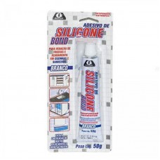 14414 - SILICONE  50G BRANCO CARTELA GARIN