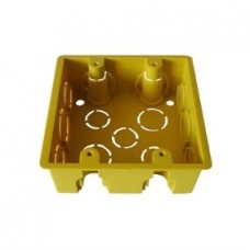 11-0226 - CAIXA PVC 4 X 4 AMARELA 50PC IVPLAST 