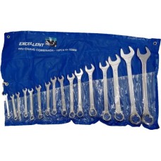 22-0802 - JOGO DE CHAVE COMBINADA 6-32MM 16PC EDA 1WU