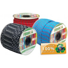 22-0014 - CORDA TRANÇADA POLIÉSTER LINHA ECOFORT 12MM COLORIDA 3KG CARRETEL COM 105M FIRMEZA
