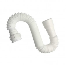 33-0285 - SIFÃO PVC CORRUGADO BRANCO PARA PIA 4X1 EXTENSÍVEL/FLEXÍVEL COM PORCA FERE REF. 7.02.008