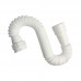 SIFÃO PVC CORRUGADO BRANCO PARA PIA 4X1 EXTENSÍVEL/FLEXÍVEL COM PORCA FERE REF. 7.02.008
