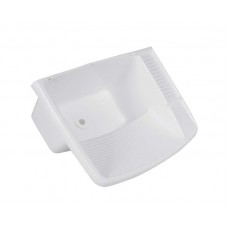 10160 - TANQUE PVC GRANDE 24L BRANCO 30X60X50CM METASUL