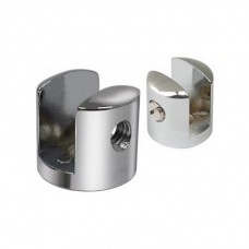 13696 - SUPORTE FENDA CROMADO 12MM 10PC METALFIXE